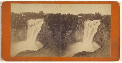 Falls of Montmorency; L.P. Vallée, Canadian, 1837 - 1905, active Quebéc, Canada, 1865 - 1875; Albumen silver print