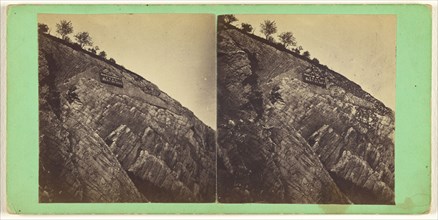 Where Montgomery Fell, 1775; L.P. Vallée, Canadian, 1837 - 1905, active Quebéc, Canada, 1865 - 1875; Albumen silver print