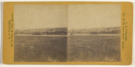 View of Quebec, Canada; L.P. Vallée, Canadian, 1837 - 1905, active Quebéc, Canada, 1865 - 1875; Albumen silver print