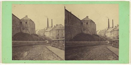 View of St. Valier Street, from Palace Gate, Outside, L.P. Vallée, Canadian, 1837 - 1905, active Quebéc, Canada, 1865 - 1873