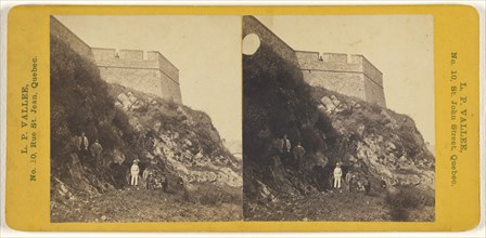 Part of the Fortification, North Corner; L.P. Vallée, Canadian, 1837 - 1905, active Quebéc, Canada, 1865 - 1873; Albumen silver
