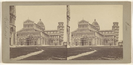 Pisa, Cathedral; Enrico Van Lint, Italian, active Pisa, Italy 1850s - 1870s, about 1865; Albumen silver print