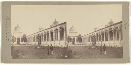 Pisa, Santo Campo; Enrico Van Lint, Italian, active Pisa, Italy 1850s - 1870s, about 1865; Albumen silver print