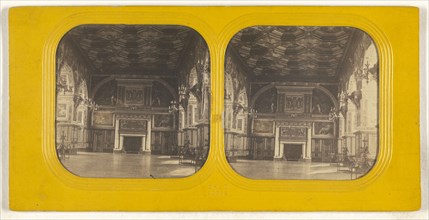 Residence Imperiales. Galerie henri ii fontainebleau; Charles Gaudin, Ch. G., French, active 1860s, 1860s; Hand-colored Albumen
