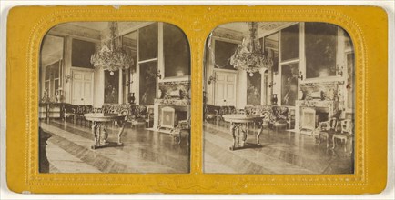 Gd Salon Trianon, Versailles; Adolphe Block, French, 1829 - about 1900, 1860s; Hand-colored Albumen silver print