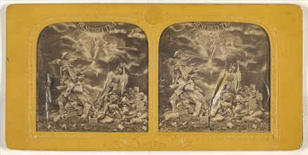 Resurrection; Adolphe Block, French, 1829 - about 1900, 1860s; Hand-colored Albumen silver print