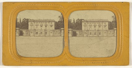 Grand Trianon, Versailles; E. Lamy, French, active 1860s - 1870s, 1860s; Hand-colored Albumen silver print