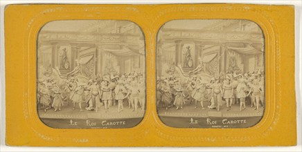 Le Roi Carotte. Pompei No. 2; French; 1855 - 1860; Hand-colored Albumen silver print