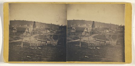 Main St. Tarr Farm; Wager, American, active Pennsylvania 1860s, about 1865; Albumen silver print