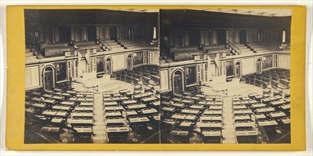 House of Representatives; George D. Wakely, American, active 1856 - 1880, about 1865; Albumen silver print
