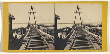 Long Bridge; George D. Wakely, American, active 1856 - 1880, about 1865; Albumen silver print