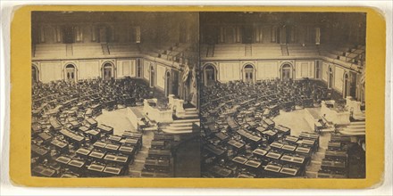 House of Representatives; George D. Wakely, American, active 1856 - 1880, about 1866; Albumen silver print