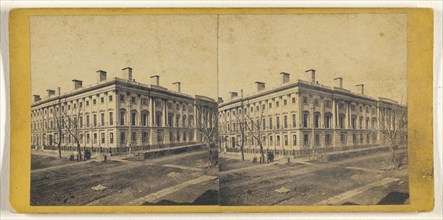 United States Post Office; George D. Wakely, American, active 1856 - 1880, 1866; Albumen silver print