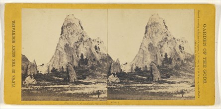 Garden of the Gods; George D. Wakely, American, active 1856 - 1880, 1867; Albumen silver print