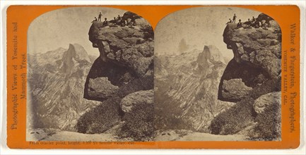 From Glacier point, height, 3,200 Yo Semite Valley, Cal; Walker & Fagersteen; about 1875; Albumen silver print