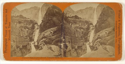 Yosemite Falls, height 2,634 feet, Yosemite Valley, Cal; Walker & Fagersteen; about 1875; Albumen silver print