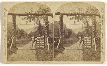 Portage R.R. Bridge - Looking Through Gateway; L. E. Walker, American, 1826 - 1916, active Warsaw, New York, about 1870