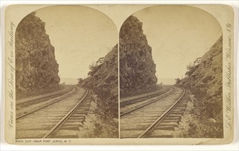 Rock Cut - Near Port Jervis, N.Y; L. E. Walker, American, 1826 - 1916, active Warsaw, New York, about 1870; Albumen silver