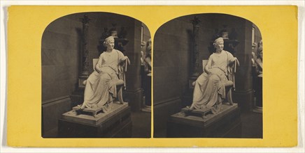 Madame Mere, Mother of Napoleon. - Canova; J.A. Warwick, British, active 1850s - 1860s, 1857 - 1860; Albumen silver print