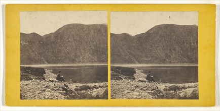 Red Tarn, Striding Edge, Helvellyn; G. Waters, British, active Windemare, England 1860s, about 1860; Albumen silver print