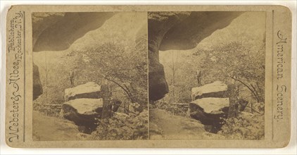 Projecting Rock. Rock City, N.Y; Webster & Albee; 1880s; Albumen silver print