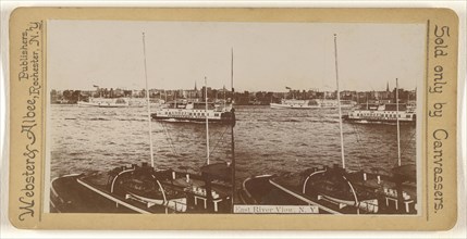 East River View, N.Y; Webster & Albee; 1890s; Gelatin silver print