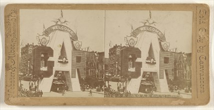 G.A.R. Arch, G.A.R. Meet, '97 Buffalo, N.Y; Webster & Albee; 1897; Gelatin silver print