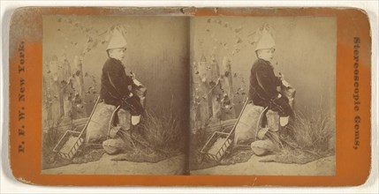 Playing Postillion. No. 22; Peter F. Weil, American, active New York, New York 1860s - 1870s, about 1865 - 1870; Albumen silver