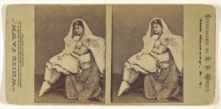 White Fawn.; Peter F. Weil, American, active New York, New York 1860s - 1870s, or Jeremiah Gurney & Son; 1868; Albumen silver
