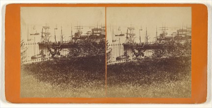 Hudson River from Hoboken, N.J; Attributed to Peter F. Weil, American, active New York, New York 1860s - 1870s, about 1865