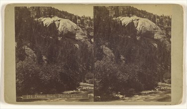 Dome Rock. Platte Canon; Charles Weitfle, American, 1836 - after 1884, about 1880; Albumen silver print