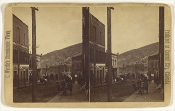 Eureka and Lawrence Streets, from front of Opera House. Central City, Colorado; Charles Weitfle American, 1836 - after 1884