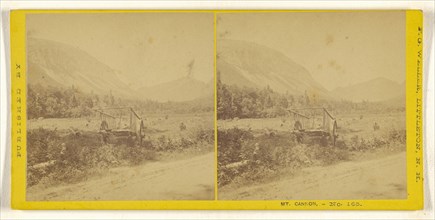 Mt. Cannon; Franklin G. Weller, American, 1833 - 1877, about 1870; Albumen silver print