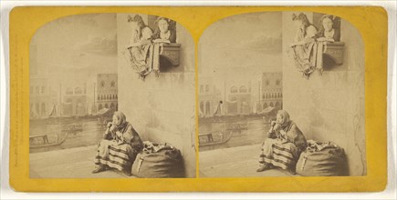 A Venetian Scene; Franklin G. Weller, American, 1833 - 1877, 1872; Albumen silver print