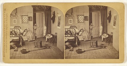 Hide and go Seek; Franklin G. Weller, American, 1833 - 1877, 1873; Albumen silver print