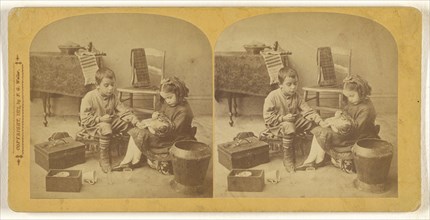 A Doubtful Case; Franklin G. Weller, American, 1833 - 1877, 1875; Albumen silver print