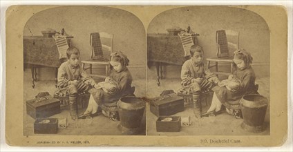 Doubtful Case; Franklin G. Weller, American, 1833 - 1877, 1875; Albumen silver print