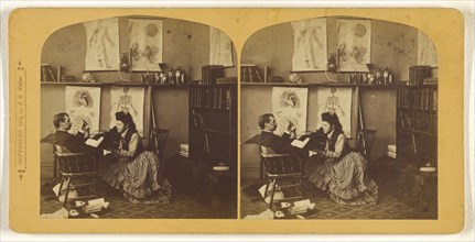 Future Courtship; Franklin G. Weller, American, 1833 - 1877, 1874; Albumen silver print