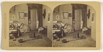 Hide and go Seek; Franklin G. Weller, American, 1833 - 1877, 1873; Albumen silver print