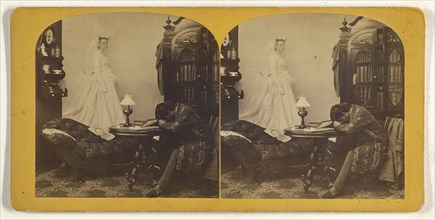 Reveries of a Bachelor; Franklin G. Weller, American, 1833 - 1877, about 1875; Albumen silver print