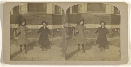 Mildred E. Wendt and Miss Walbillig, 427 1st, Albany, N.Y; Julius M. Wendt, American, active 1900s - 1910s, 1900s; Gelatin