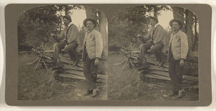 J.M. Wendt and J. Kirchner at Valcour N.Y. Lake Champlain Aug 1911; Julius M. Wendt, American, active 1900s - 1910s, August