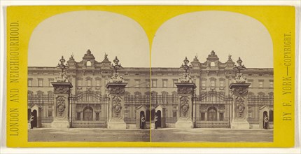 Buckingham Palace; Frederick York, British, 1823 - 1903, London, England; 1865 - 1875; Albumen silver print
