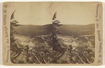 River view from Bear Mountain, Mauch Chunk, Pennsylvania; James Zellner, American, active Pennsylvania 1870s - 1880s