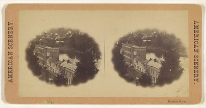 Hudson River; American; about 1870; Albumen silver print