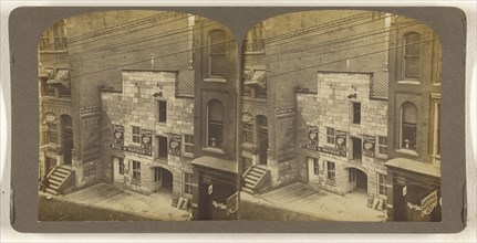 High angle view of Hill & Watson feed store; Julius M. Wendt, American, active 1900s - 1910s, about 1902; Gelatin silver print