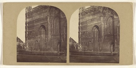 Lincoln Cathedral; British; about 1865; Albumen silver print