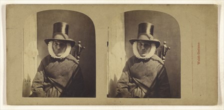 Welsh Costume; British; about 1860; Albumen silver print