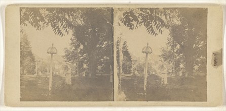 Garden or park; about 1855; Salted paper print