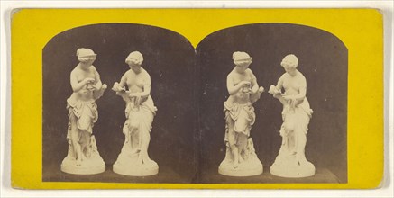 Psyche and Pandora; about 1865; Albumen silver print